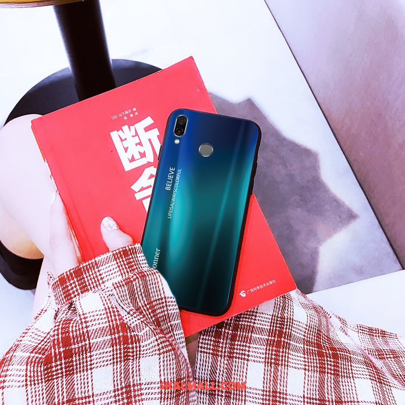 Huawei Nova 3 Skal Röd Kreativa Glas All Inclusive Färg Billig