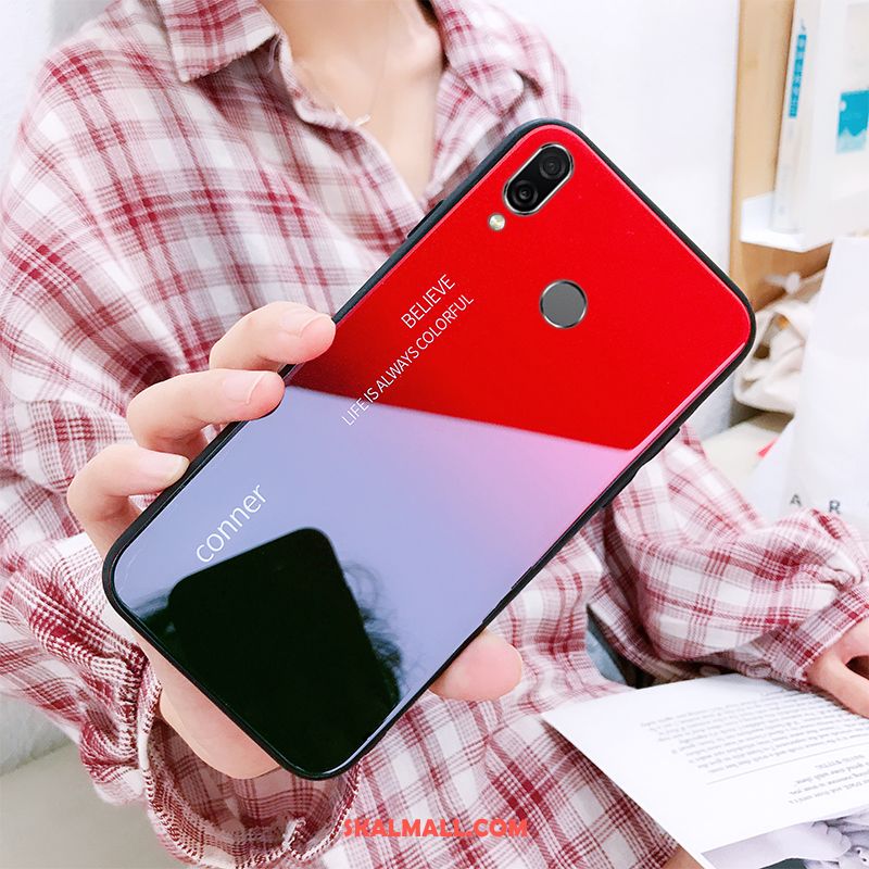 Huawei Nova 3 Skal Röd Kreativa Glas All Inclusive Färg Billig