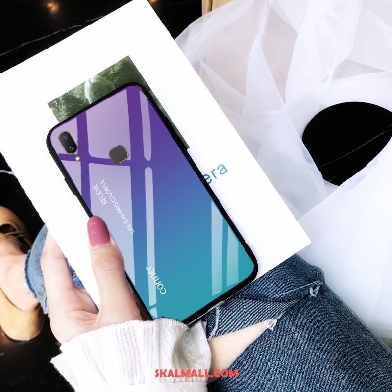 Huawei Nova 3 Skal Röd Kreativa Glas All Inclusive Färg Billig