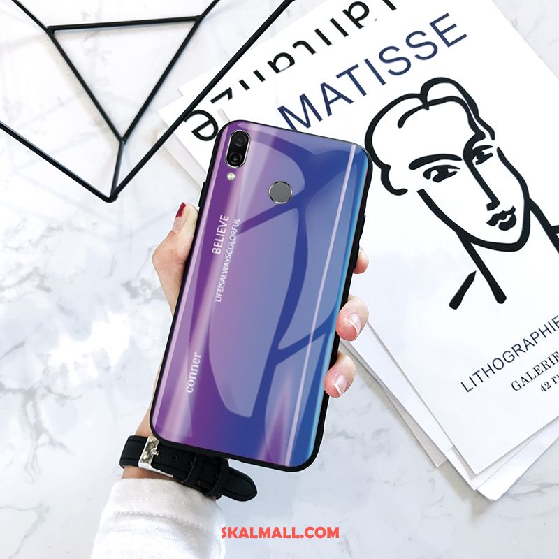 Huawei Nova 3 Skal Röd Kreativa Glas All Inclusive Färg Billig