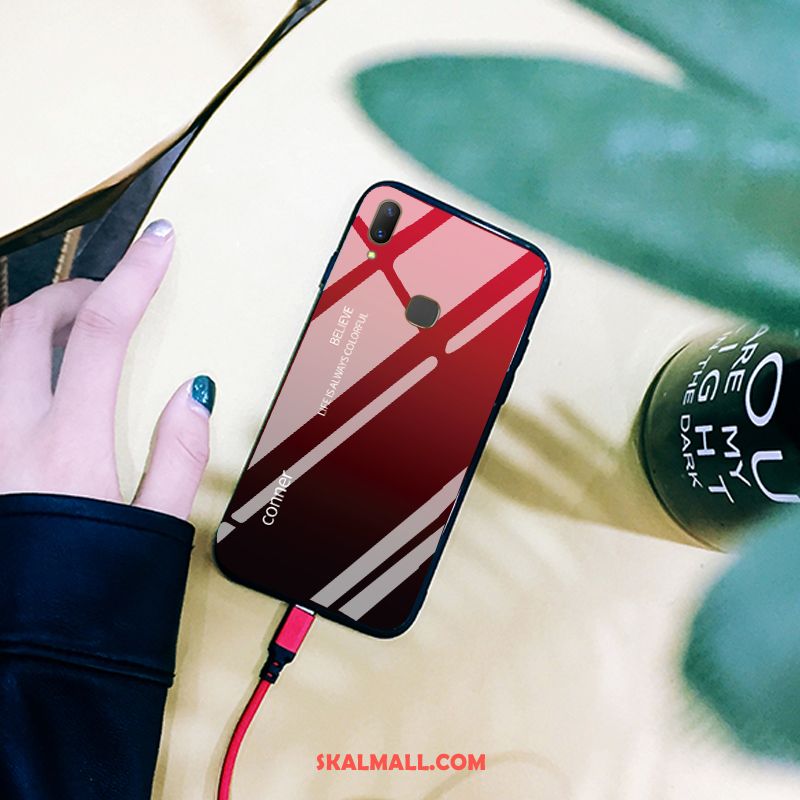 Huawei Nova 3 Skal Röd Kreativa Glas All Inclusive Färg Billig