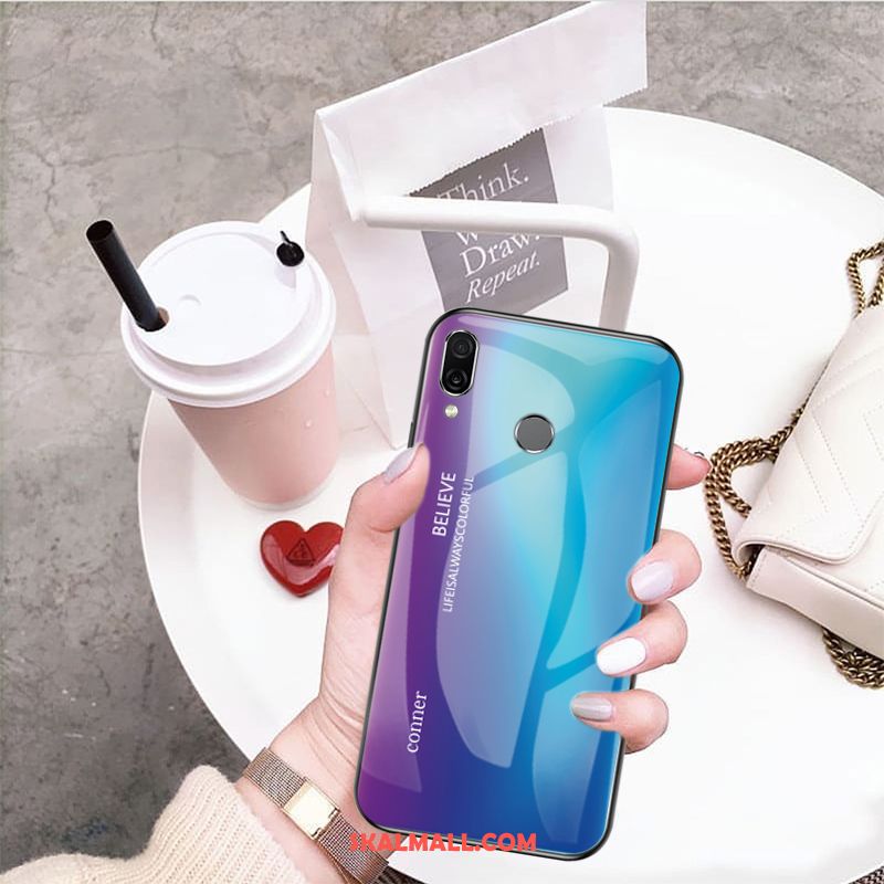 Huawei Nova 3 Skal Röd Kreativa Glas All Inclusive Färg Billig