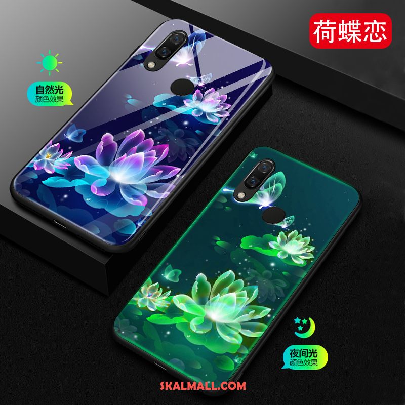 Huawei Nova 3e Skal All Inclusive Glas Kreativa Silikon Lysande Rea