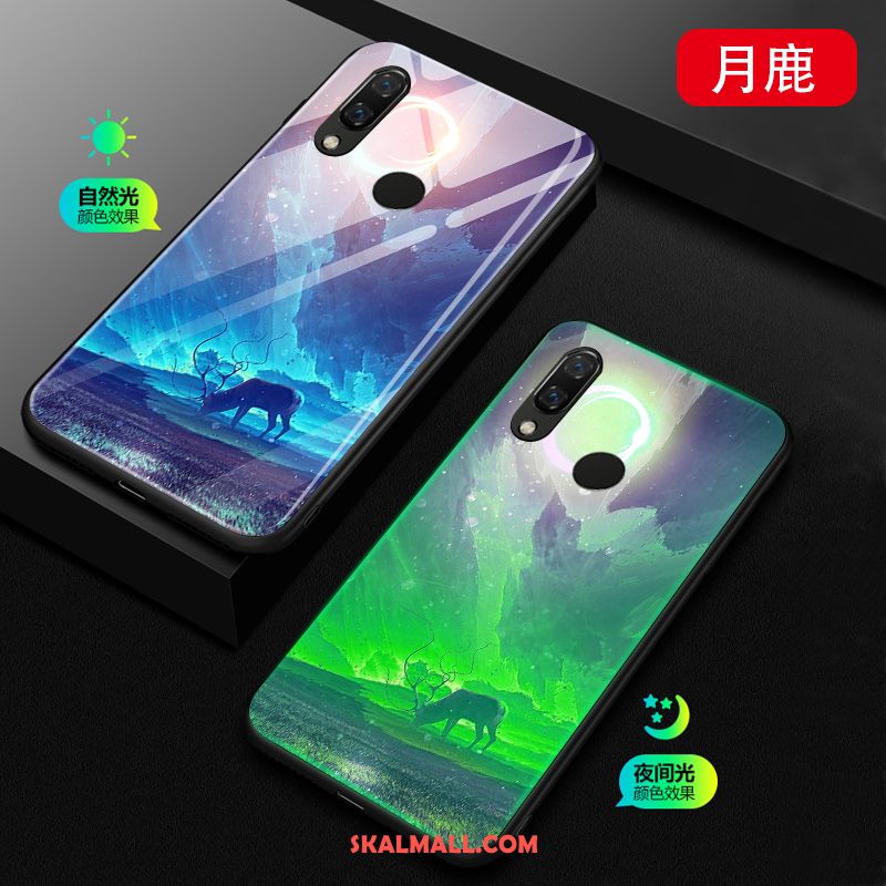 Huawei Nova 3e Skal All Inclusive Glas Kreativa Silikon Lysande Rea