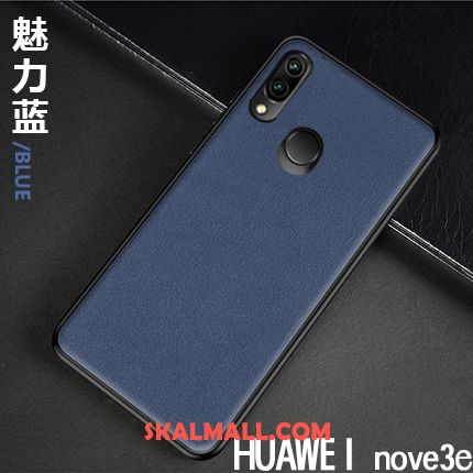 Huawei Nova 3e Skal All Inclusive Äkta Läder Lätt Och Tunt Business Läderfodral Rea