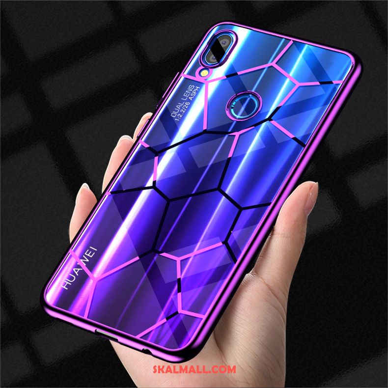 Huawei Nova 3e Skal Fallskydd Ny Transparent Glas Kreativa Rea