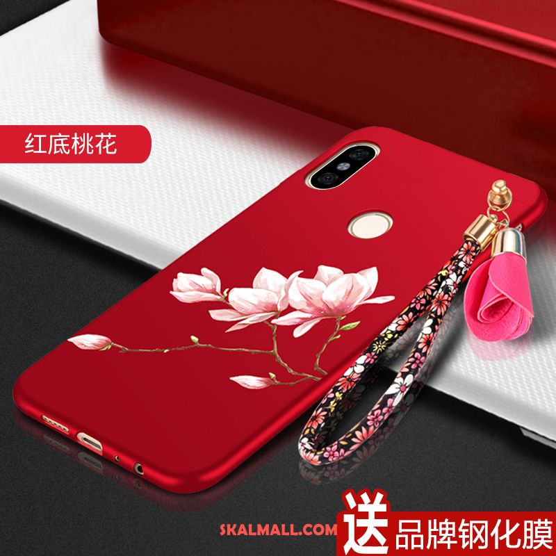 Huawei Nova 3e Skal Mobil Telefon Kreativa Nubuck Fallskydd Blommor Köpa