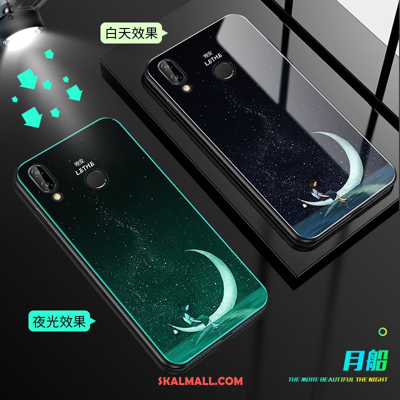 Huawei Nova 3e Skal Mobil Telefon Kreativa Svart Trend Par Online