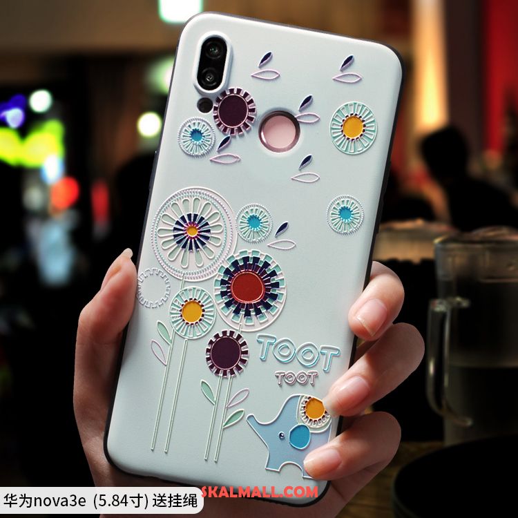 Huawei Nova 3e Skal Personlighet Slim Fallskydd Hängsmycken Kreativa Billig