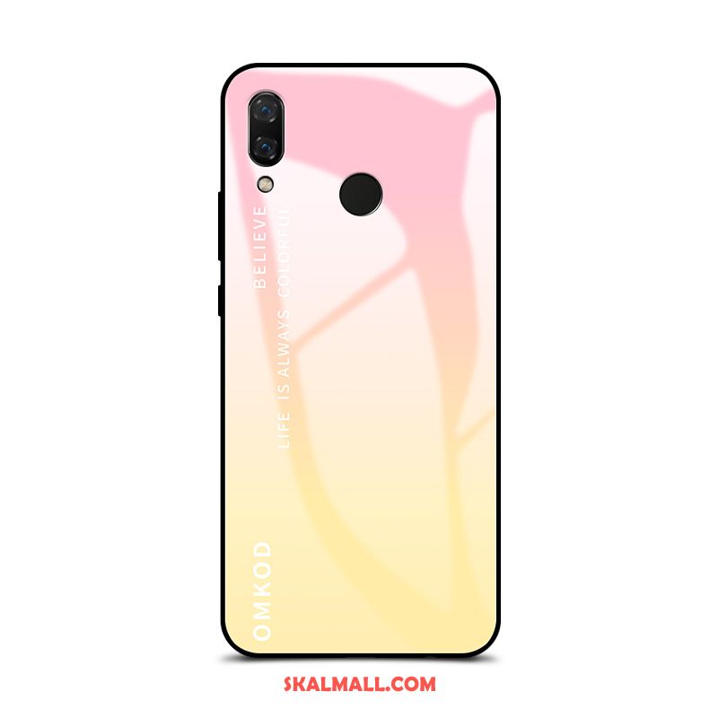 Huawei Nova 3e Skal Skydd Gradient Fallskydd Glas Söt Online