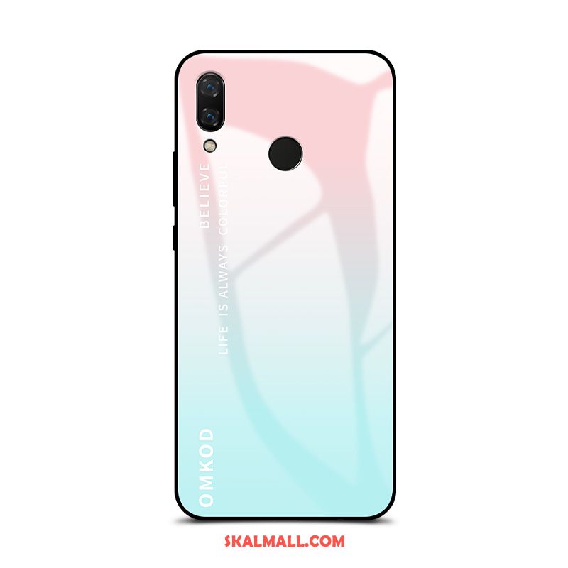 Huawei Nova 3e Skal Skydd Gradient Fallskydd Glas Söt Online