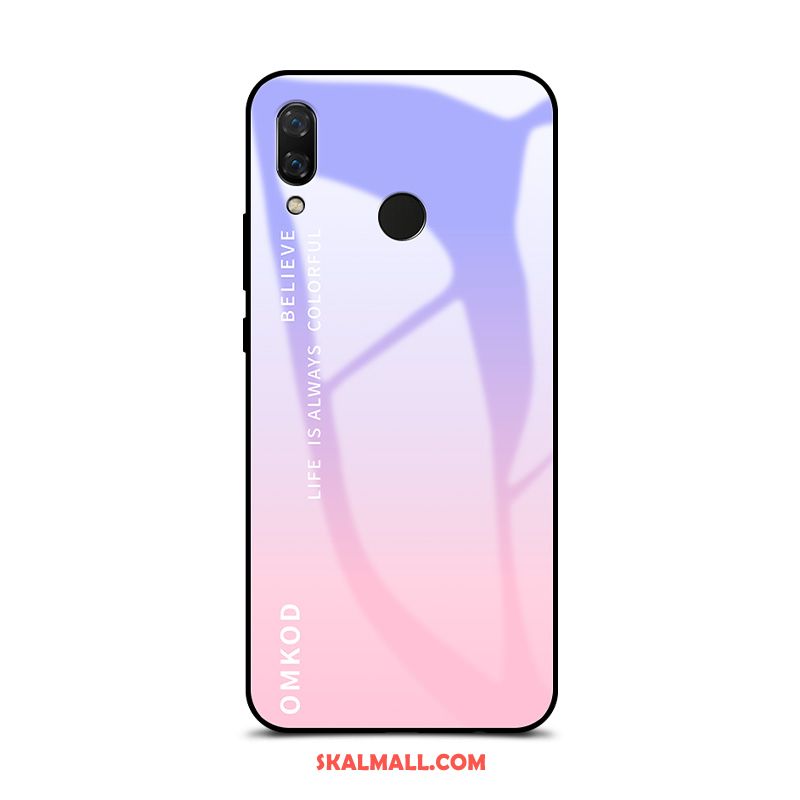 Huawei Nova 3e Skal Skydd Gradient Fallskydd Glas Söt Online