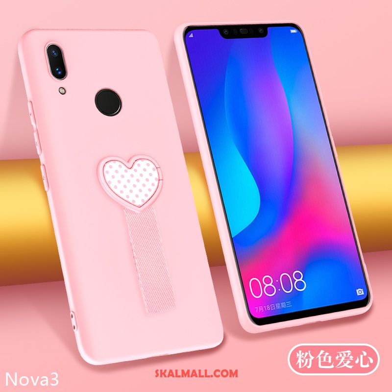 Huawei Nova 3e Skal Skydd Vacker Silikon Mobil Telefon Mjuk Billigt