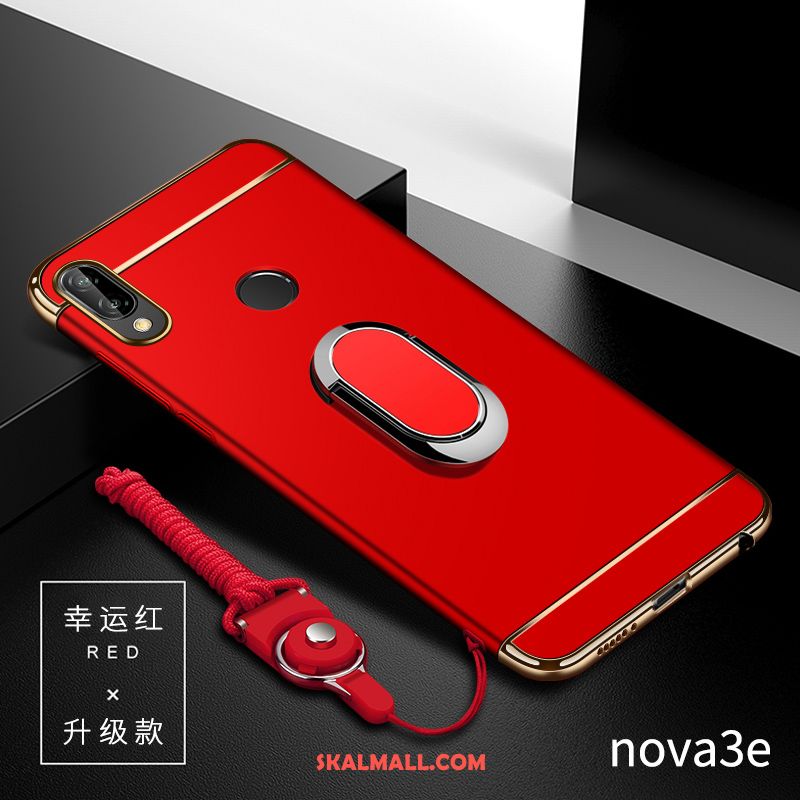 Huawei Nova 3e Skal Trend Fallskydd Guld Net Red Mobil Telefon Fodral Rea