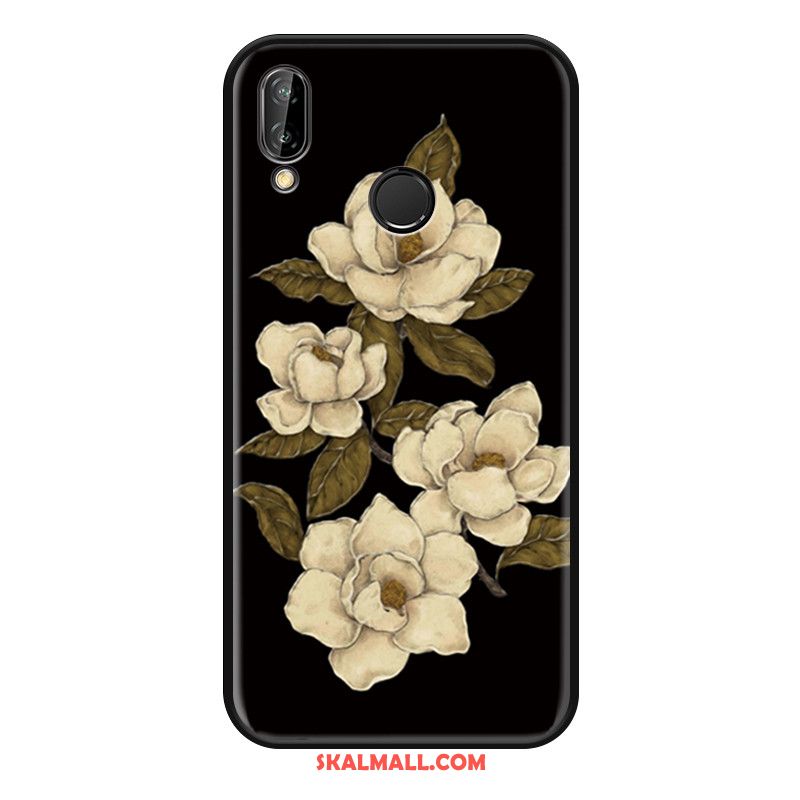 Huawei Nova 3i Skal All Inclusive Konst Blommor Silikon Fallskydd Billigt