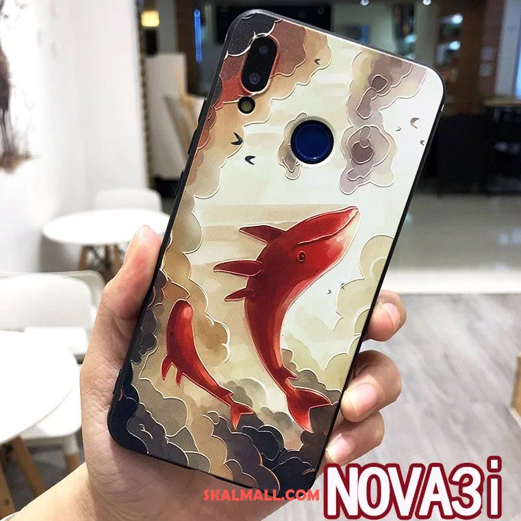 Huawei Nova 3i Skal Fallskydd Slim Hängsmycken Par Ring Butik