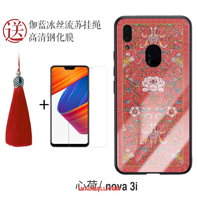 Huawei Nova 3i Skal Kreativa All Inclusive Mjuk Fallskydd Med Tofs Fodral Billigt