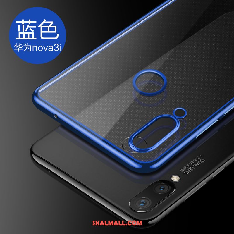 Huawei Nova 3i Skal Par Trend Varumärke Mobil Telefon Personlighet Blå Billigt