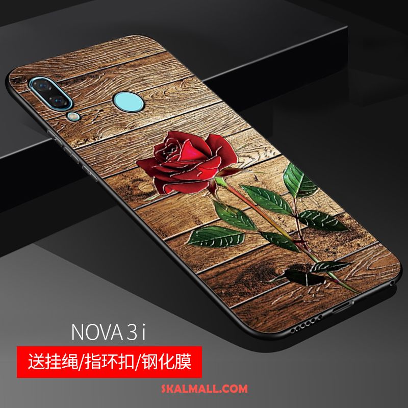 Huawei Nova 3i Skal Personlighet Fallskydd Lättnad Vit Anpassa Billig