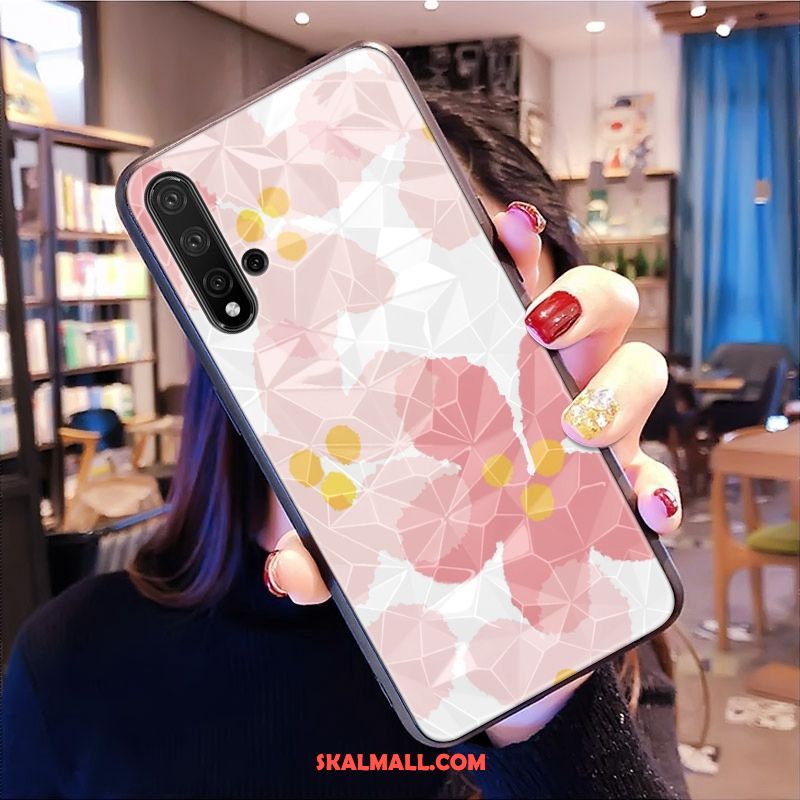 Huawei Nova 5t Skal Diamantform Rosa Mönster Mobil Telefon All Inclusive Billigt