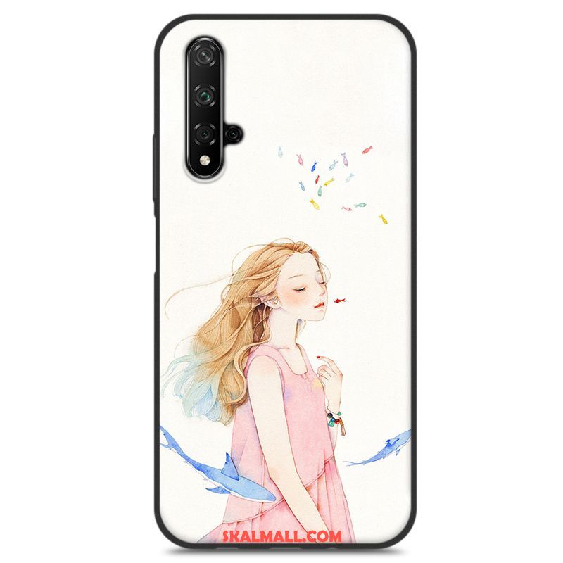 Huawei Nova 5t Skal Liten Fallskydd Personlighet Grön Mobil Telefon Rea