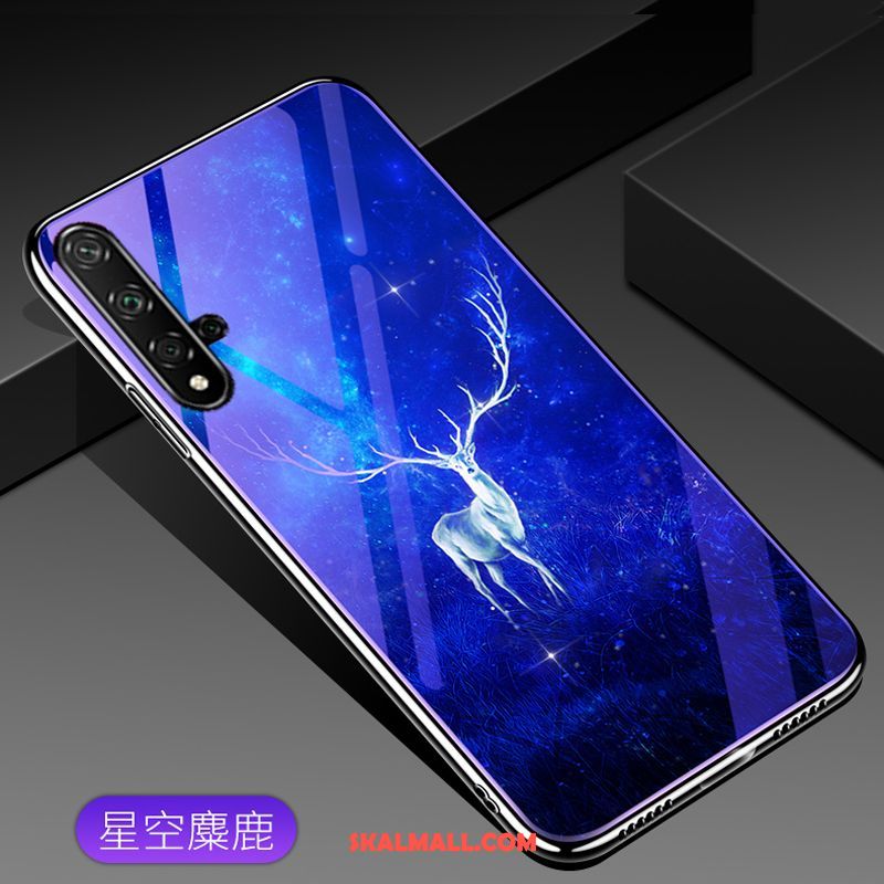 Huawei Nova 5t Skal Net Red Purpur Mobil Telefon Glas All Inclusive Fodral Billigt