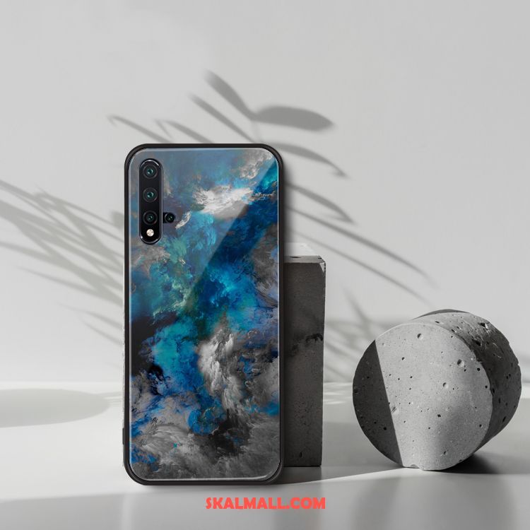 Huawei Nova 5t Skal Vind Konst Blå Mobil Telefon All Inclusive Fodral Billiga