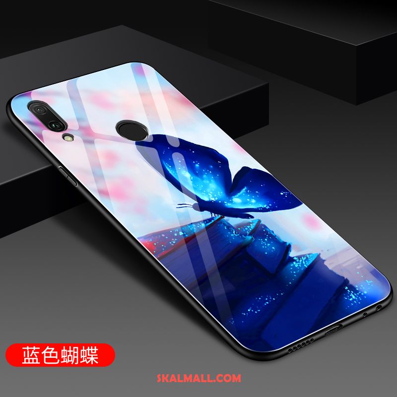 Huawei P Smart 2019 Skal Glas Mjuk Hård Svart Trend Varumärke Billig
