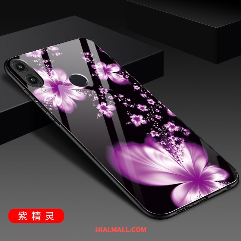 Huawei P Smart 2019 Skal Kreativa Röd Hård Glas Spegel Billigt