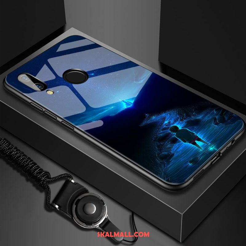Huawei P Smart 2019 Skal Skydd Mobil Telefon Glas Blå Ungdom Fodral Butik