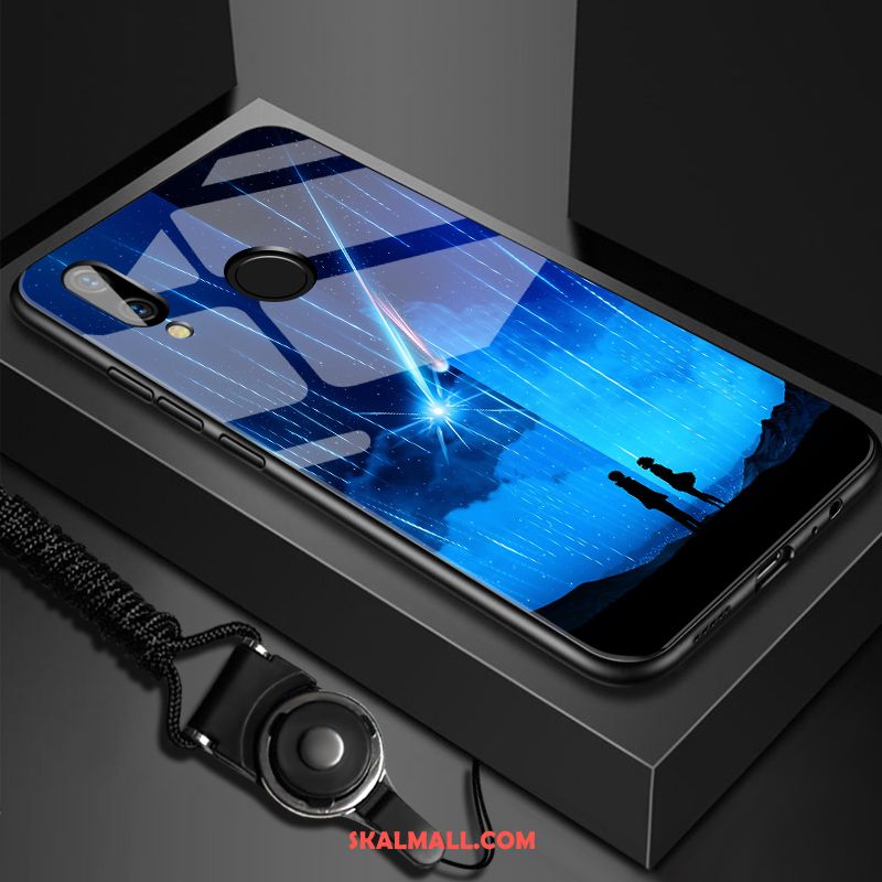 Huawei P Smart 2019 Skal Skydd Mobil Telefon Glas Blå Ungdom Fodral Butik