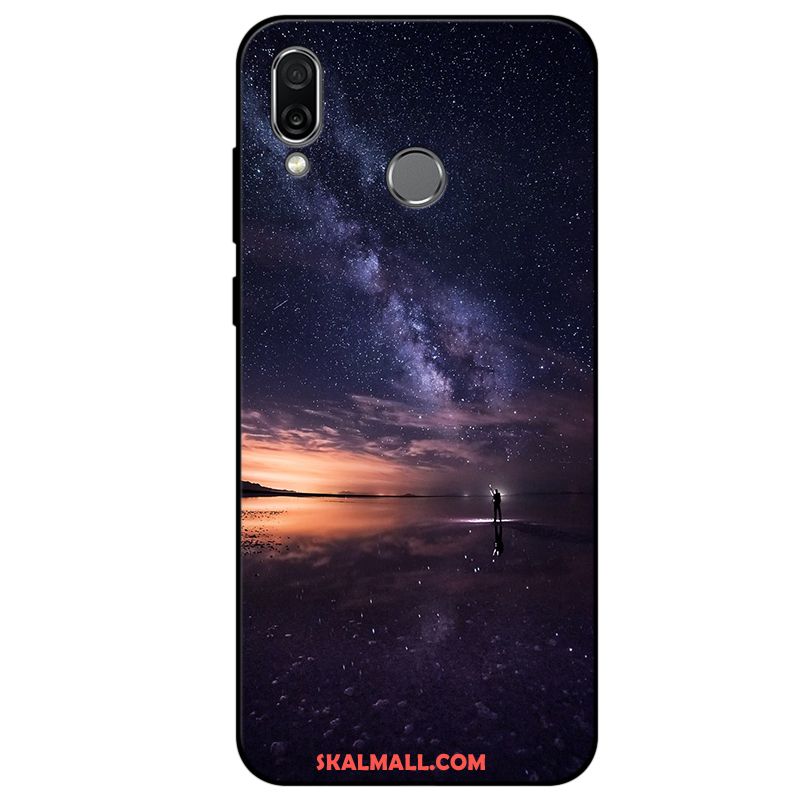 Huawei P Smart+ Skal Mobil Telefon Blå Mjuk Skydd Fallskydd Fodral Rea