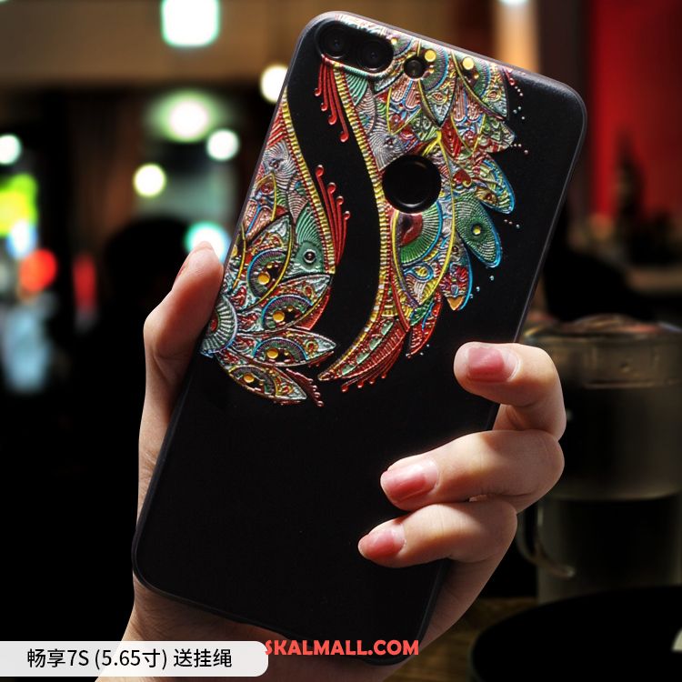 Huawei P Smart Skal Silikon Mobil Telefon Mjuk Kinesisk Stil Fallskydd Till Salu