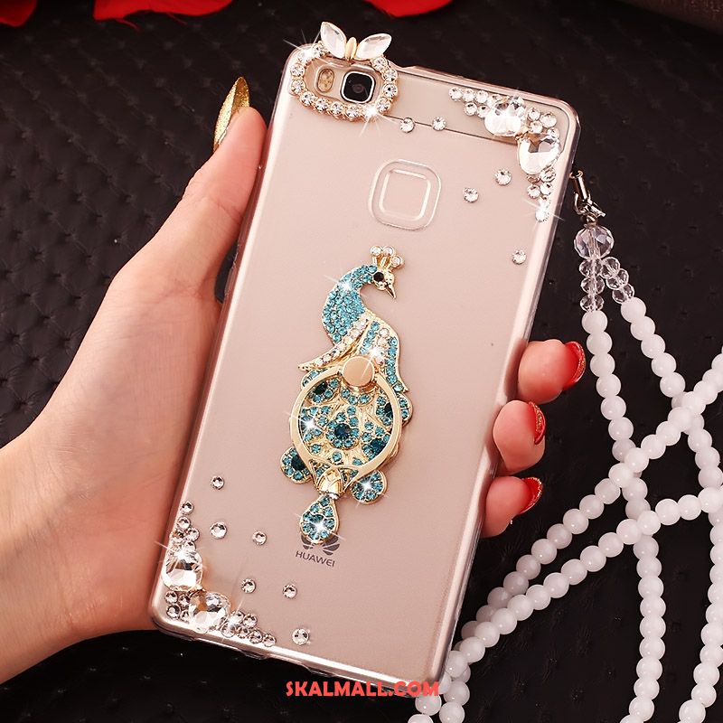 Huawei P10 Lite Skal Hängsmycken Skydd Ungdom Strass Transparent Fodral Billig