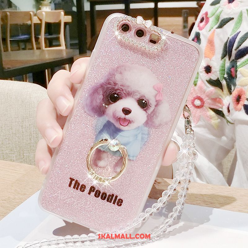 Huawei P10 Plus Skal Hängsmycken Skydd Ring Strass Trend Fodral Butik