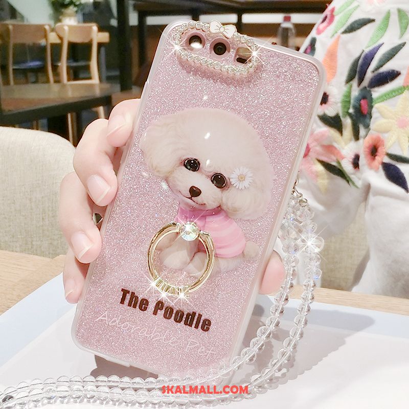 Huawei P10 Plus Skal Hängsmycken Skydd Ring Strass Trend Fodral Butik