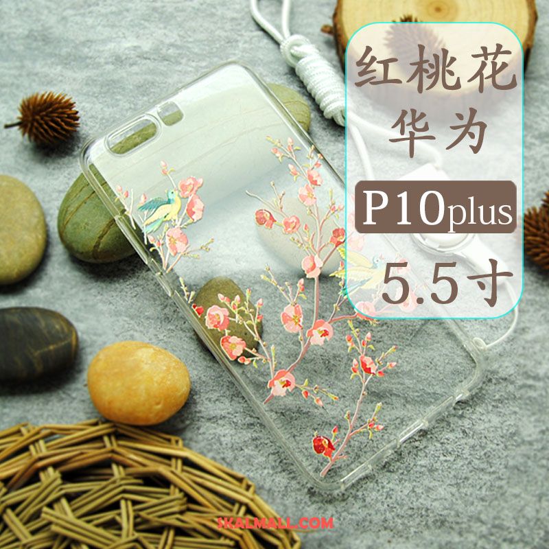Huawei P10 Plus Skal Kinesisk Stil Grön Mjuk Liten Transparent Köpa