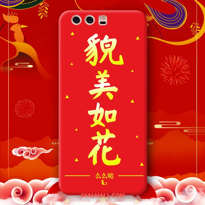 Huawei P10 Plus Skal Kreativa Skydd Trend Varumärke Mobil Telefon Röd Online