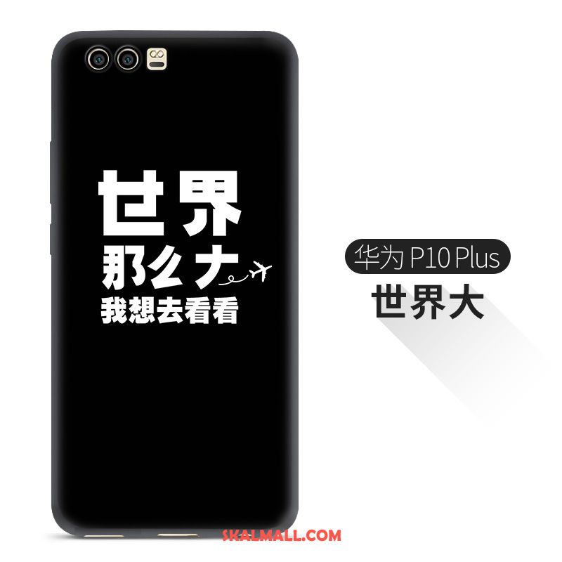 Huawei P10 Plus Skal Silikon Skydd Mobil Telefon Svart Mjuk Till Salu