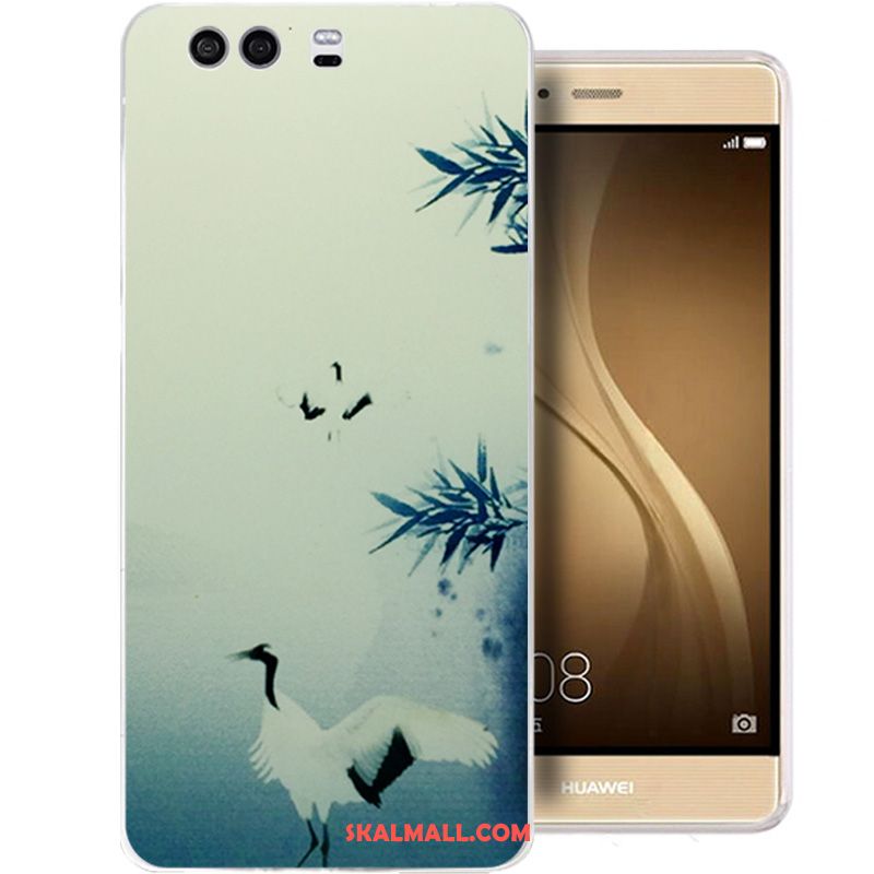 Huawei P10 Skal Silikon Mobil Telefon Transparent Ljusblå Skydd Fodral Billig