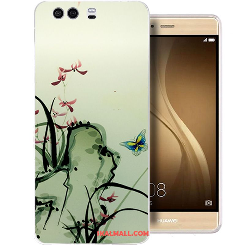 Huawei P10 Skal Silikon Mobil Telefon Transparent Ljusblå Skydd Fodral Billig