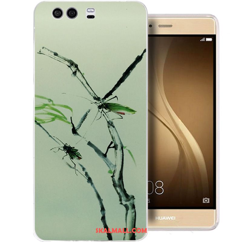 Huawei P10 Skal Silikon Mobil Telefon Transparent Ljusblå Skydd Fodral Billig