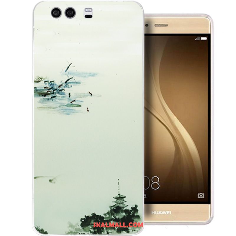 Huawei P10 Skal Silikon Mobil Telefon Transparent Ljusblå Skydd Fodral Billig