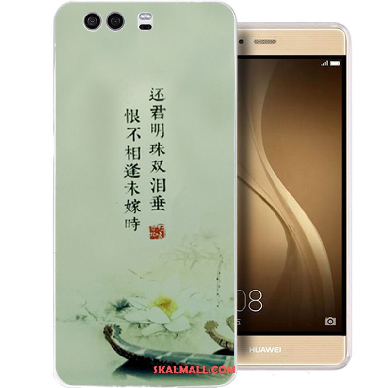 Huawei P10 Skal Silikon Mobil Telefon Transparent Ljusblå Skydd Fodral Billig