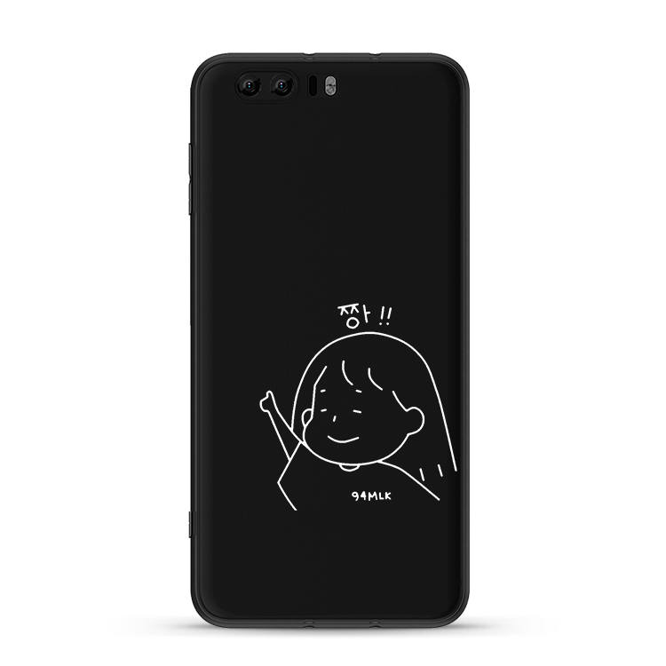 Huawei P10 Skal Svart Skydd Mobil Telefon Silikon Fodral På Nätet