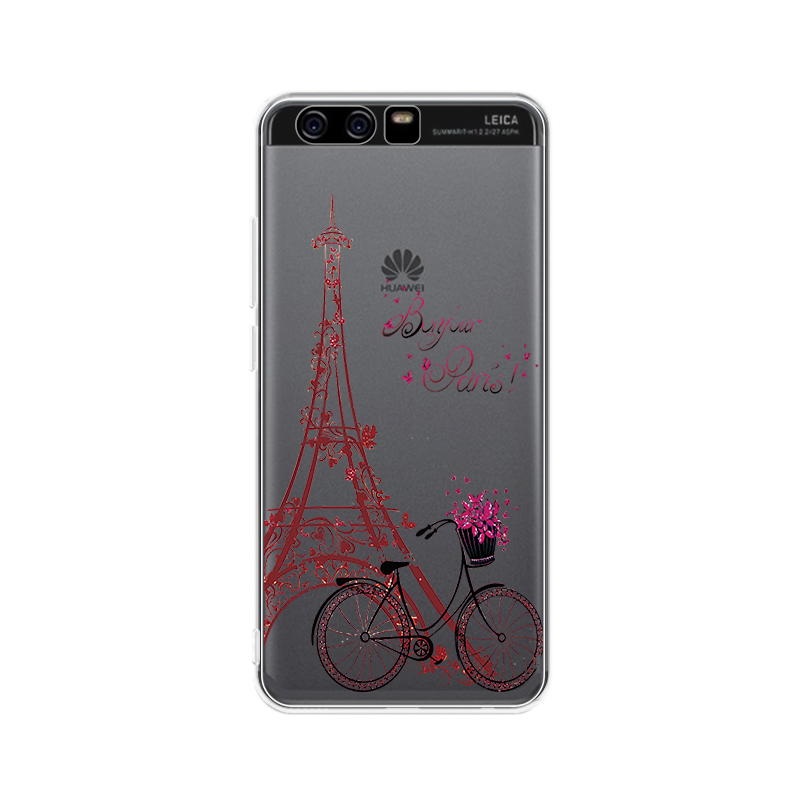 Huawei P10 Skal Trend Mjuk Transparent Mesh Skydd Fodral Billigt