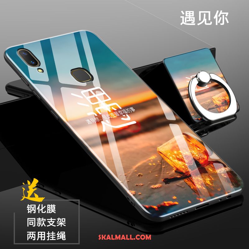Huawei P20 Lite Skal Mobil Telefon Kreativa Ungdom Härdat Glas Spegel Till Salu