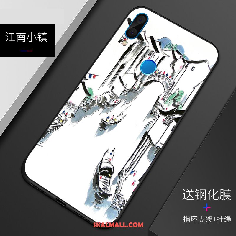 Huawei P20 Lite Skal Mobil Telefon Vit Skydd All Inclusive Lättnad Fodral Köpa