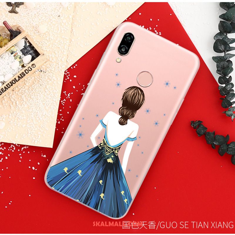 Huawei P20 Lite Skal Transparent Kreativa Vacker Fallskydd Trend På Nätet
