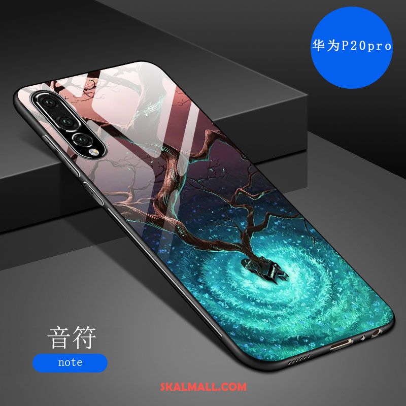 Huawei P20 Pro Skal All Inclusive Kreativa Trend Skydd Blå Fodral Online